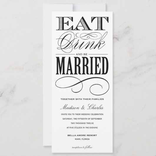 及び結婚したな%PIPE%の結婚式招待状のスタイル2があって下さい 招待状 (正面)