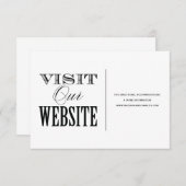 及び結婚したな%PIPE%結婚のウェブサイトカードがあって下さい エンクロージャーカード (正面/裏面)