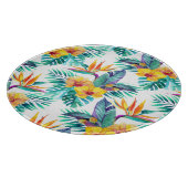 及び蘭パターン極楽鳥 カッティングボード (角)