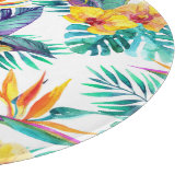 及び蘭パターン極楽鳥 カッティングボード (角)