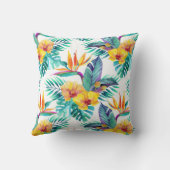 及び蘭パターン極楽鳥 クッション (裏面)