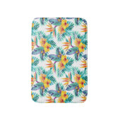 及び蘭パターン極楽鳥 バスマット (正面縦)