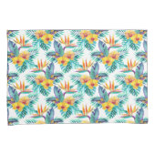 及び蘭パターン極楽鳥 枕カバー (正面右)