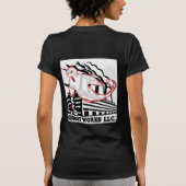 及び金銭出納係の女性のTシャツ Tシャツ (裏面)