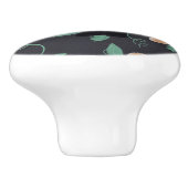 及スタイリッシュびはっきりした セラミックノブ (側面)