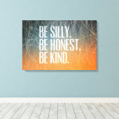 及感動的びやる気を起こさせる引用文 キャンバスプリント (インサイチュ (ウッドフロア))