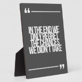 及感動的びやる気を起こさせる引用文 フォトプラーク (側面)