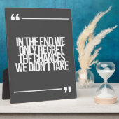 及感動的びやる気を起こさせる引用文 フォトプラーク (側面)