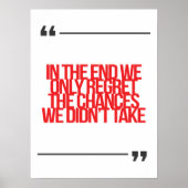 及感動的びやる気を起こさせる引用文 ポスター (正面)