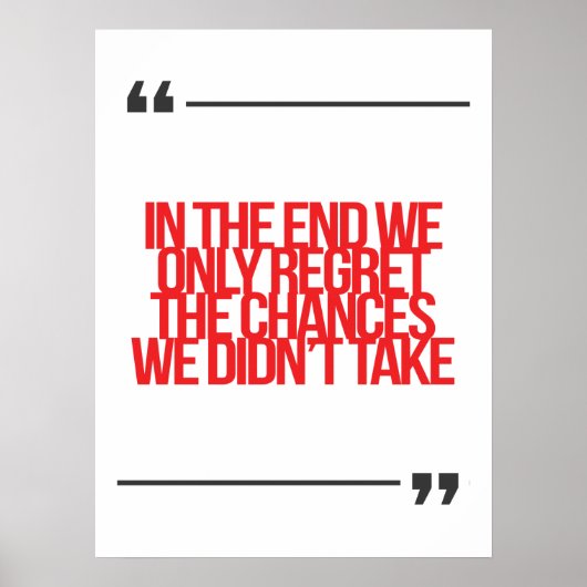 及感動的びやる気を起こさせる引用文 ポスター (正面)