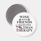 友おもしろい人のためのワイン引用文 マグネット (正面/裏面)