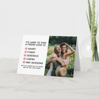 友おもしろい人の友情最高の証 シーズンカード