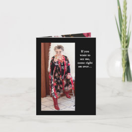 友おもしろい人の招待状またはアポイントメント カード