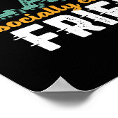 友おもしろい人を愛する友熱狂する情引用文 ポスター (角)