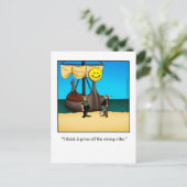 友おもしろい人を楽しませるためのはがき ポストカード (スタンド正面)