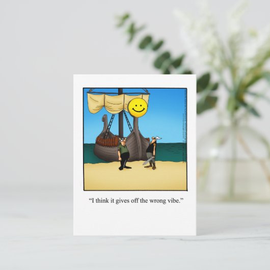 友おもしろい人を楽しませるためのはがき ポストカード (スタンド正面)