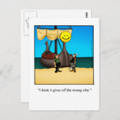 友おもしろい人を楽しませるためのはがき ポストカード (正面/裏面)