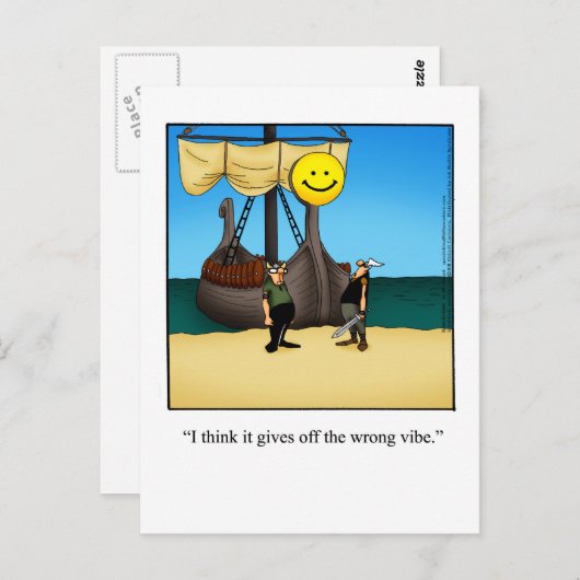 友おもしろい人を楽しませるためのはがき ポストカード (正面/裏面)