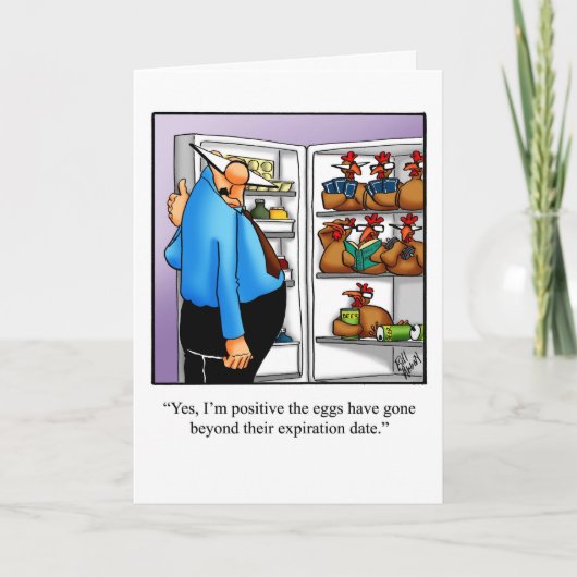 友おもしろい人用誕生日ユーモア用カード カード (正面)