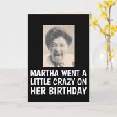 友おもしろい最高の人レトロ女性誕生日カード カード (黄色い花)