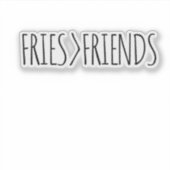 友おもしろい達を冷やす シール (正面)