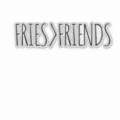 友おもしろい達を冷やす シール (正面)