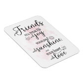 友だちがあなたの生活を喜びで満たす マグネット (右側)