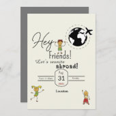 友だちが集まる 招待状 (正面/裏面)