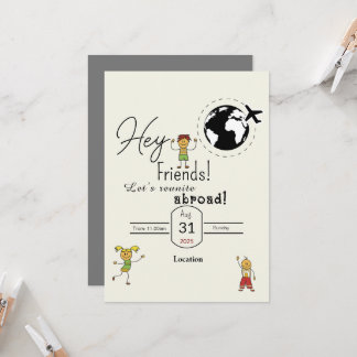 友だちが集まる 招待状