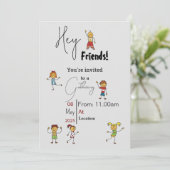 友だちが集まる 招待状 (スタンド正面)