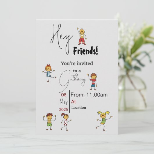 友だちが集まる 招待状 (スタンド正面)