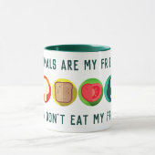 友だちで食べはない-ビーガン マグカップ (中央)