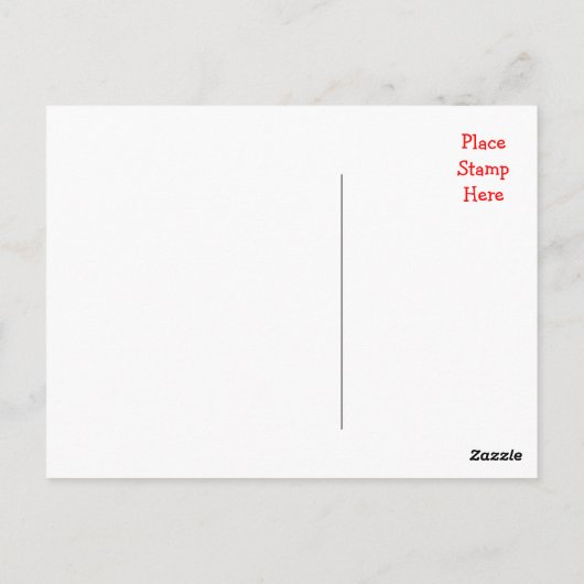 友だちとは神様からの贈り物はがき ポストカード (裏面)