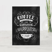 友だちとコーヒーを一緒に過ごすのはHappiness in a Cup カード (正面)