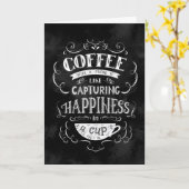 友だちとコーヒーを一緒に過ごすのはHappiness in a Cup カード (黄色い花)