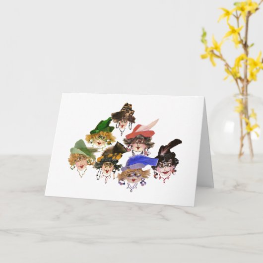 友だちとコーヒー カード (黄色い花)