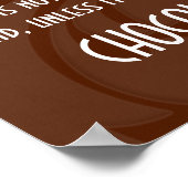 友だちとチョコレートのポスター ポスター (角)