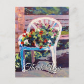 友だちと家族に送信する赤い黄色のブルーバイオレット ポストカード (正面)