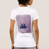 友だちと家族Tシャツ Tシャツ (裏面)