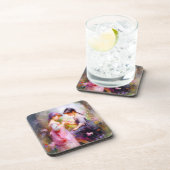 友だちと花 コースター (右側)