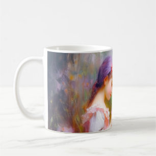 友だちと花 コーヒーマグカップ