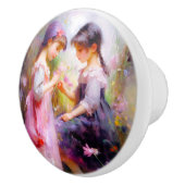 友だちと花 セラミックノブ (右)