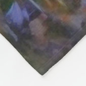 友だちと花 フリースブランケット (角)