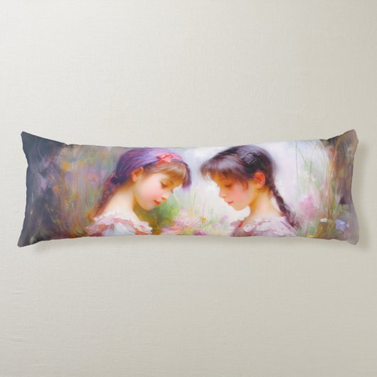 友だちと花 ボディピロー (正面)