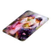 友だちと花 マグネット (左側)