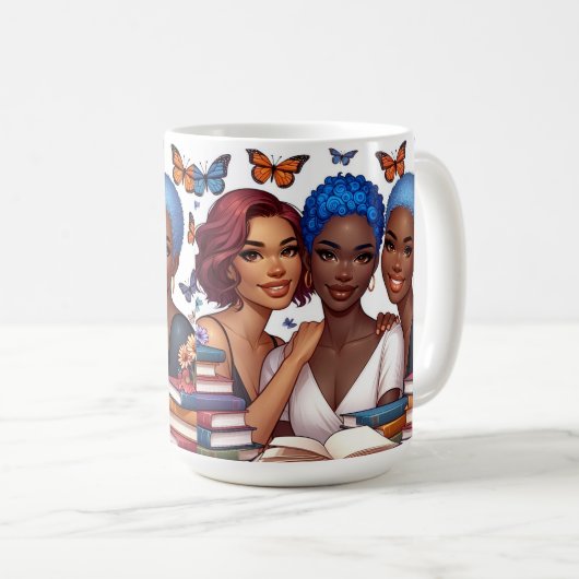 友だちと言葉 コーヒーマグカップ (正面右)