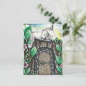 友だちのはがきを待っている ポストカード (スタンド正面)