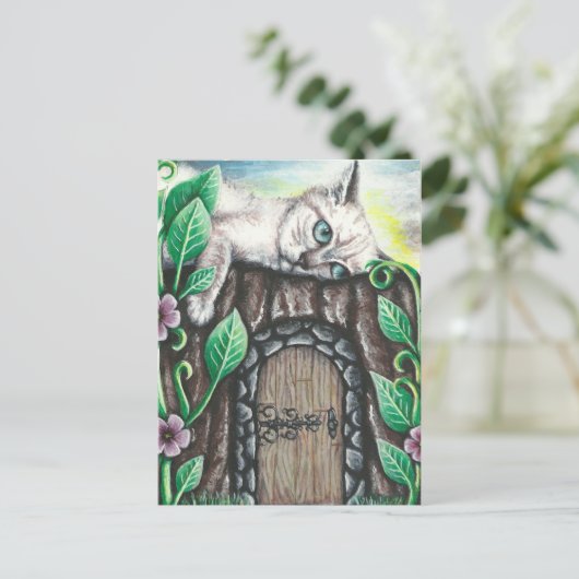 友だちのはがきを待っている ポストカード (スタンド正面)