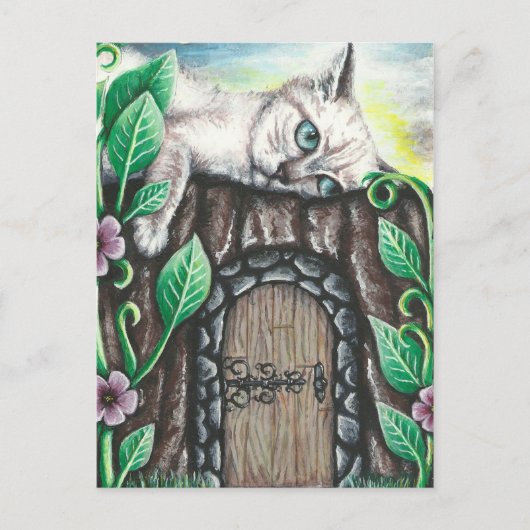 友だちのはがきを待っている ポストカード (正面)