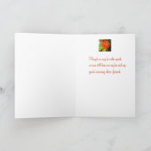 友だちのグリーティングカードを使った朝 カード (内部)